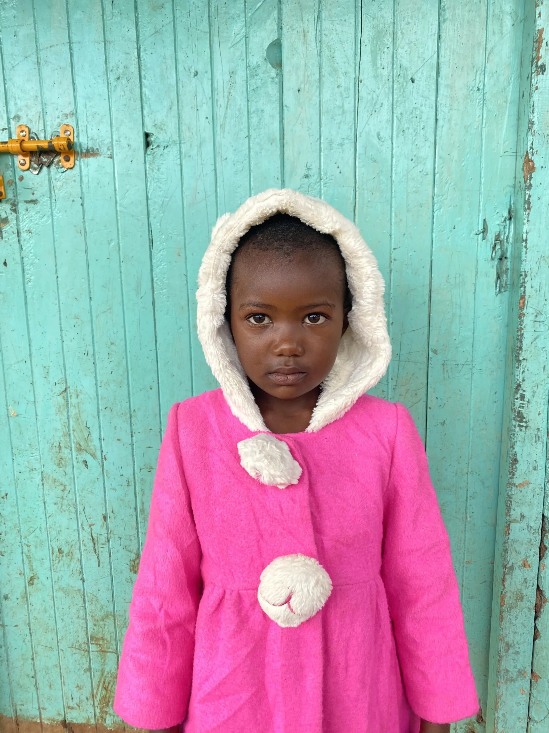 One of the children at Umoja Children's Home