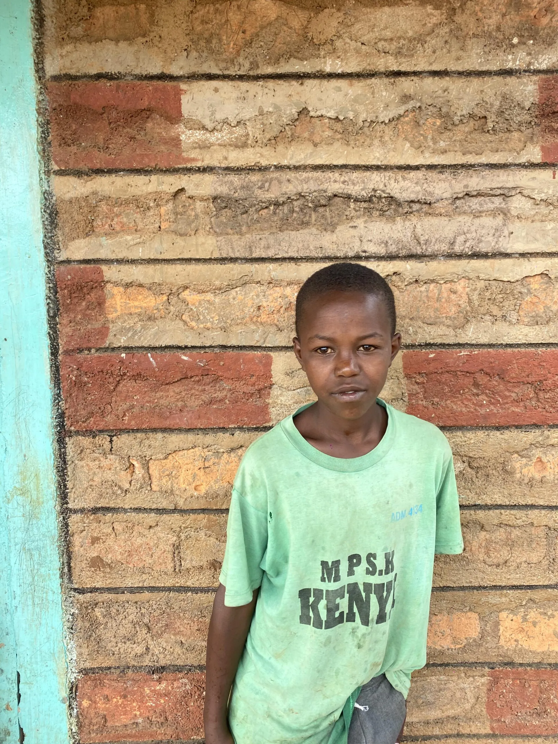 One of the children at Umoja Children's Home