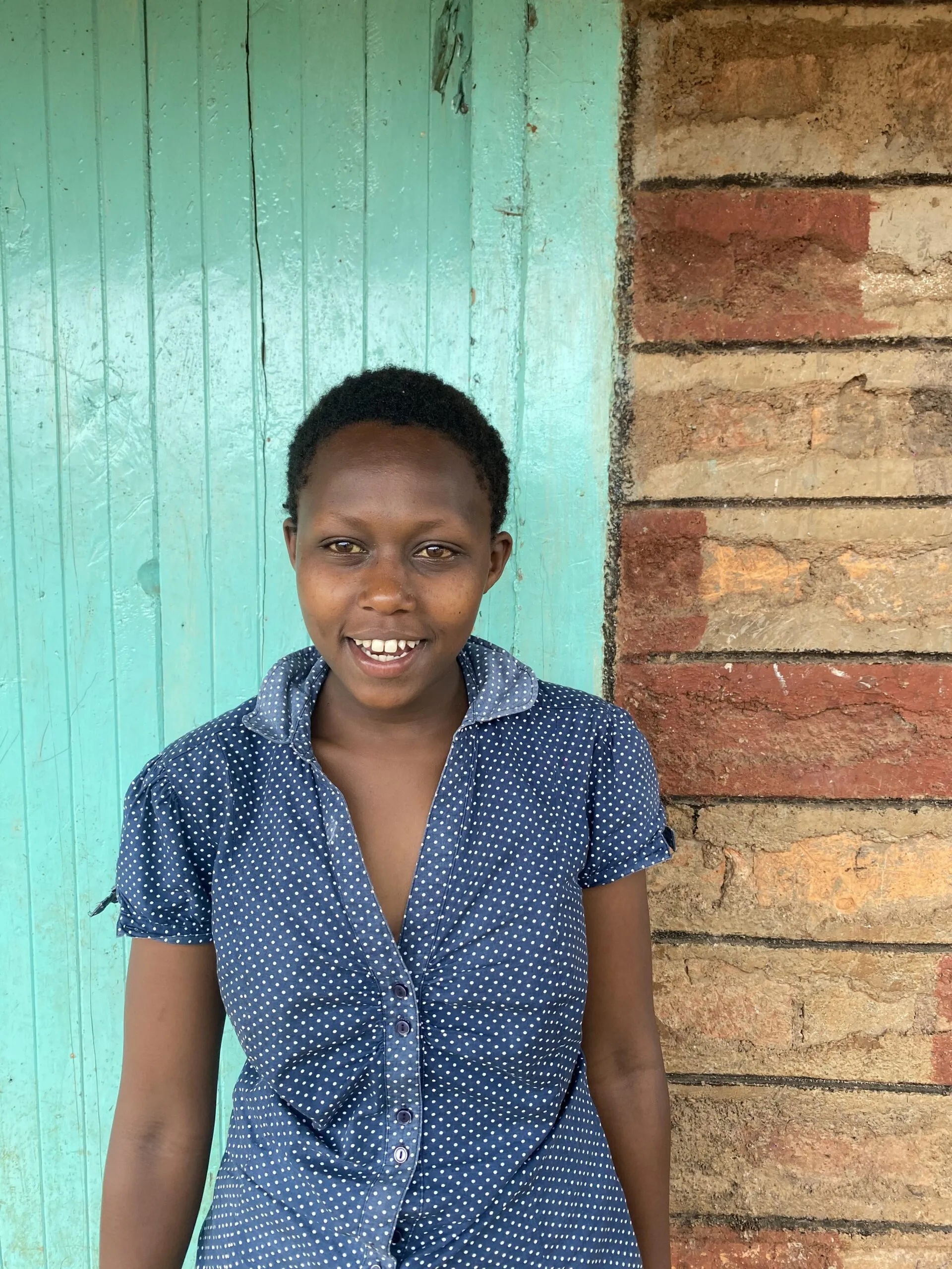 One of the children at Umoja Children's Home