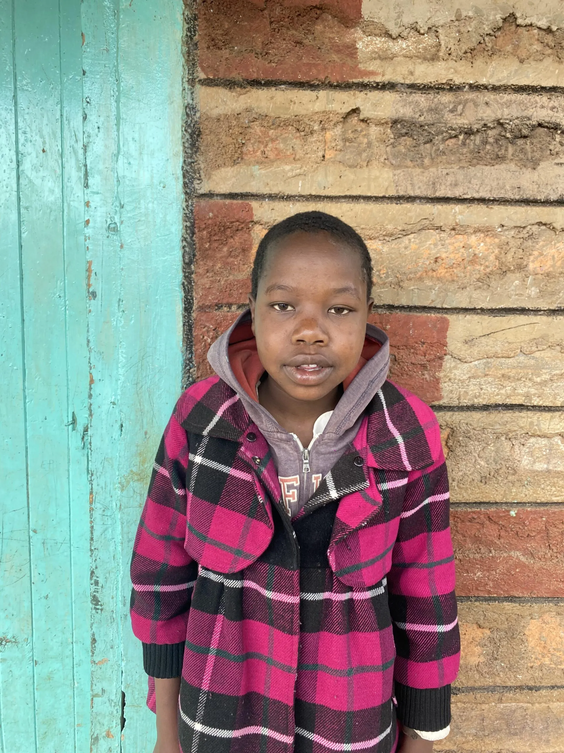 One of the children at Umoja Children's Home