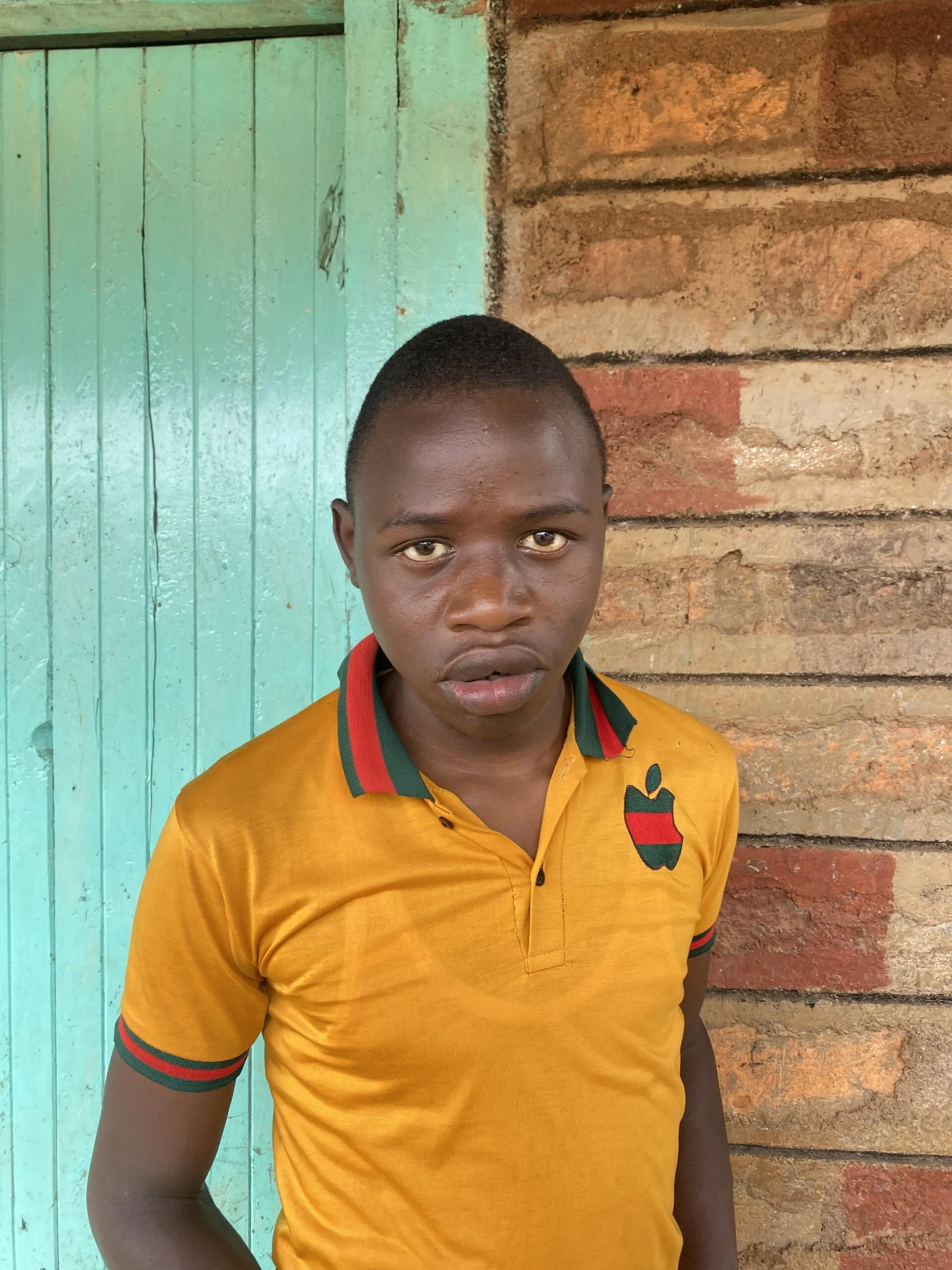 One of the children at Umoja Children's Home