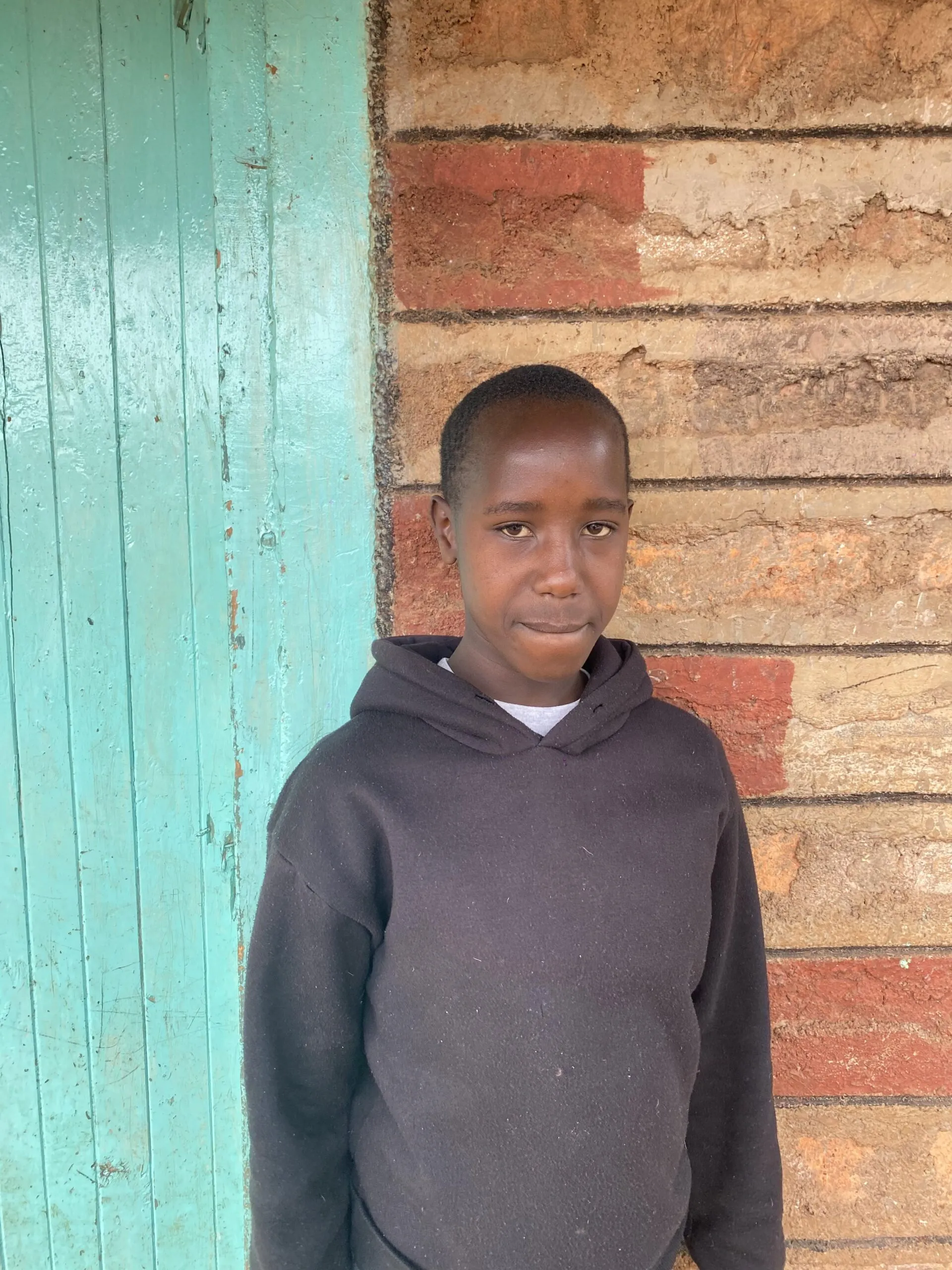One of the children at Umoja Children's Home