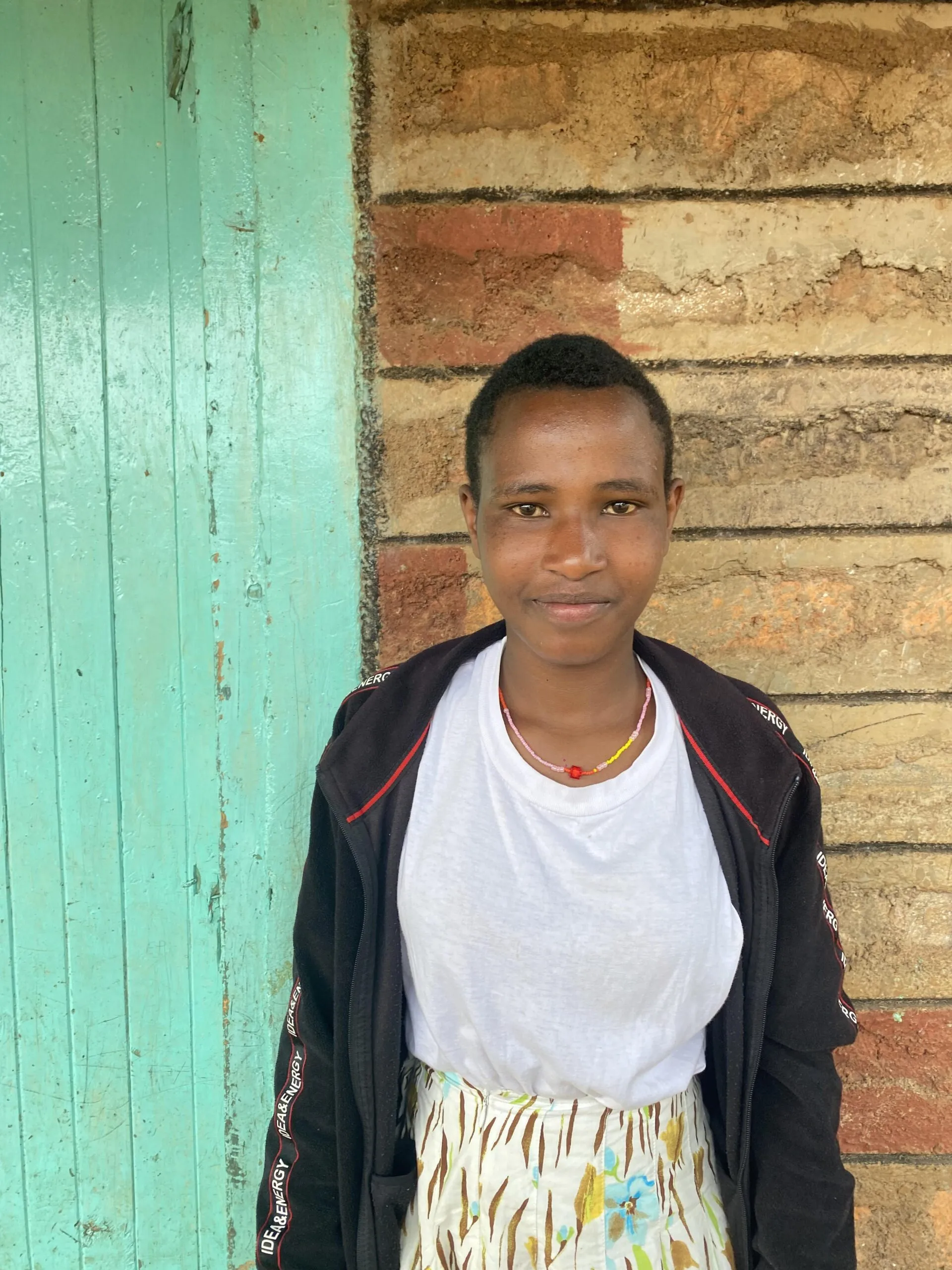 One of the children at Umoja Children's Home