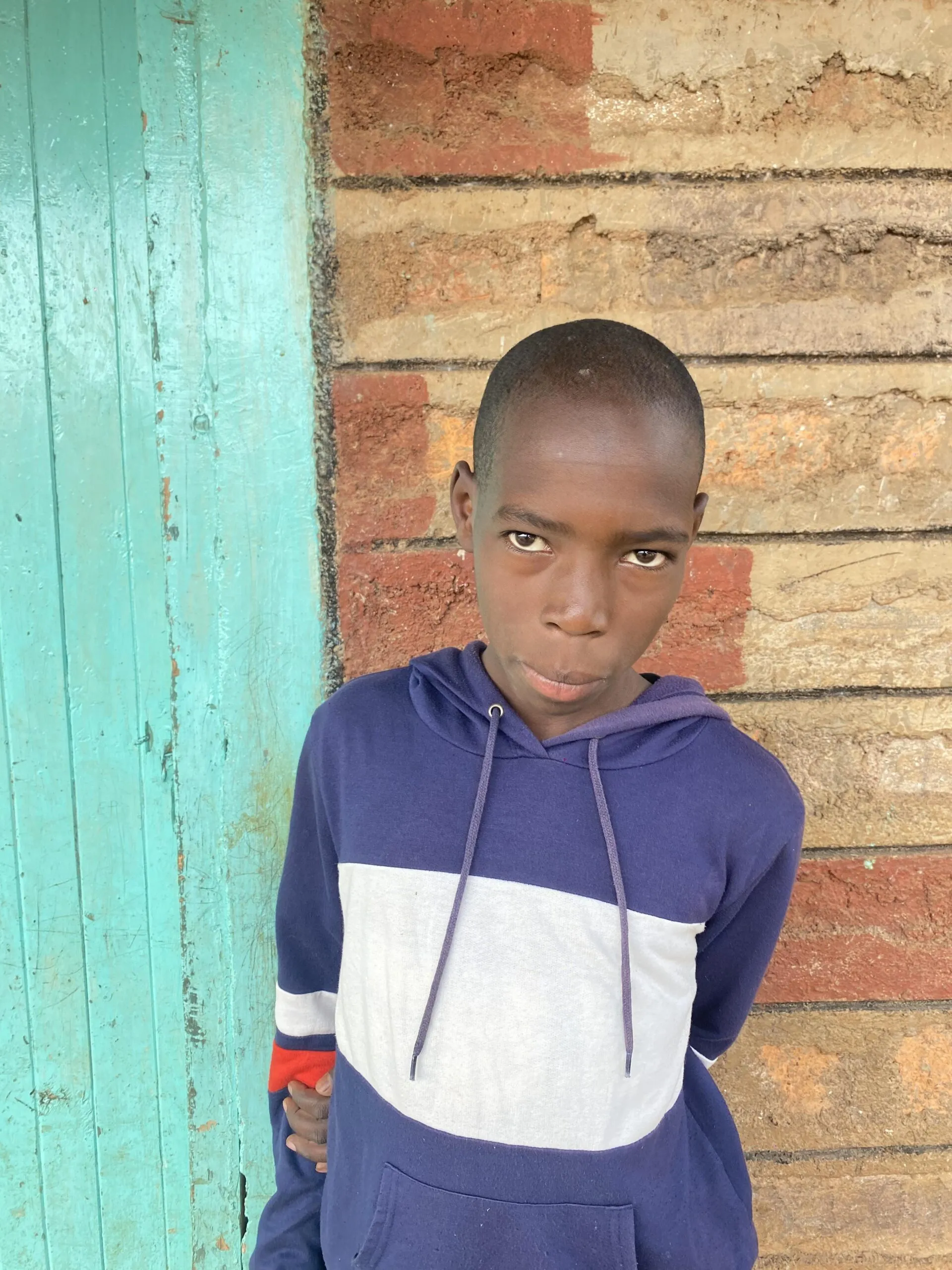 One of the children at Umoja Children's Home