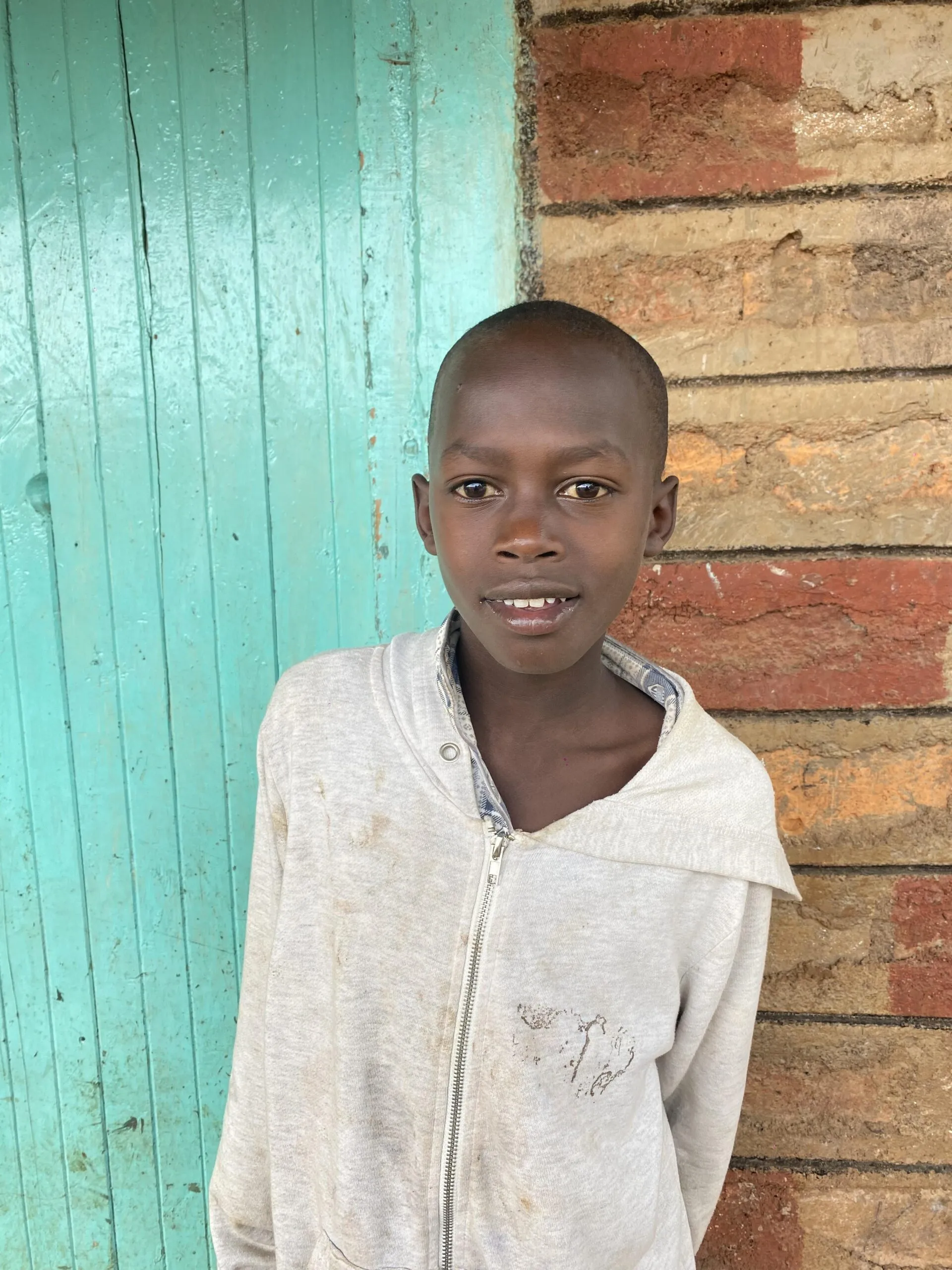 One of the children at Umoja Children's Home