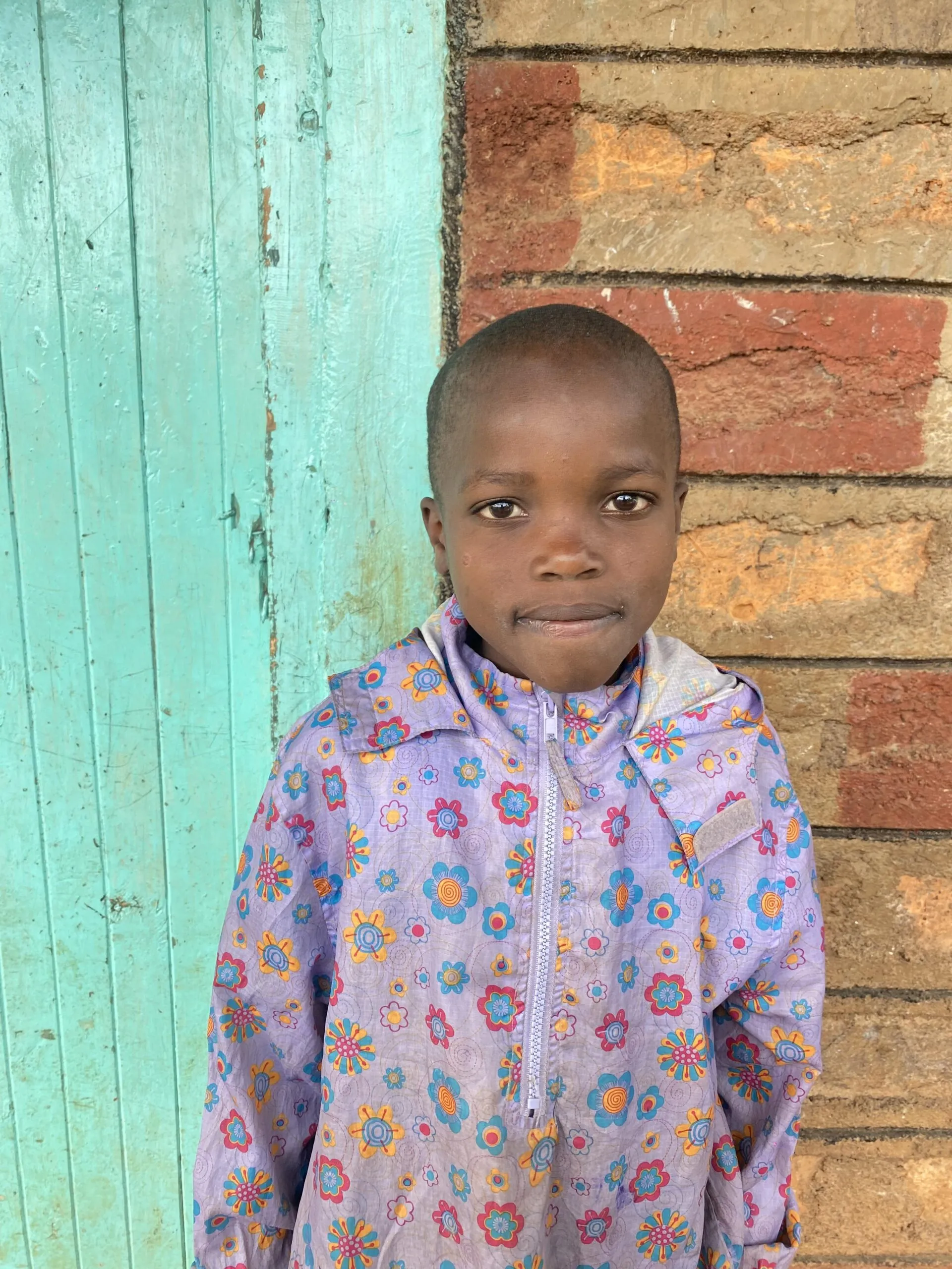 One of the children at Umoja Children's Home