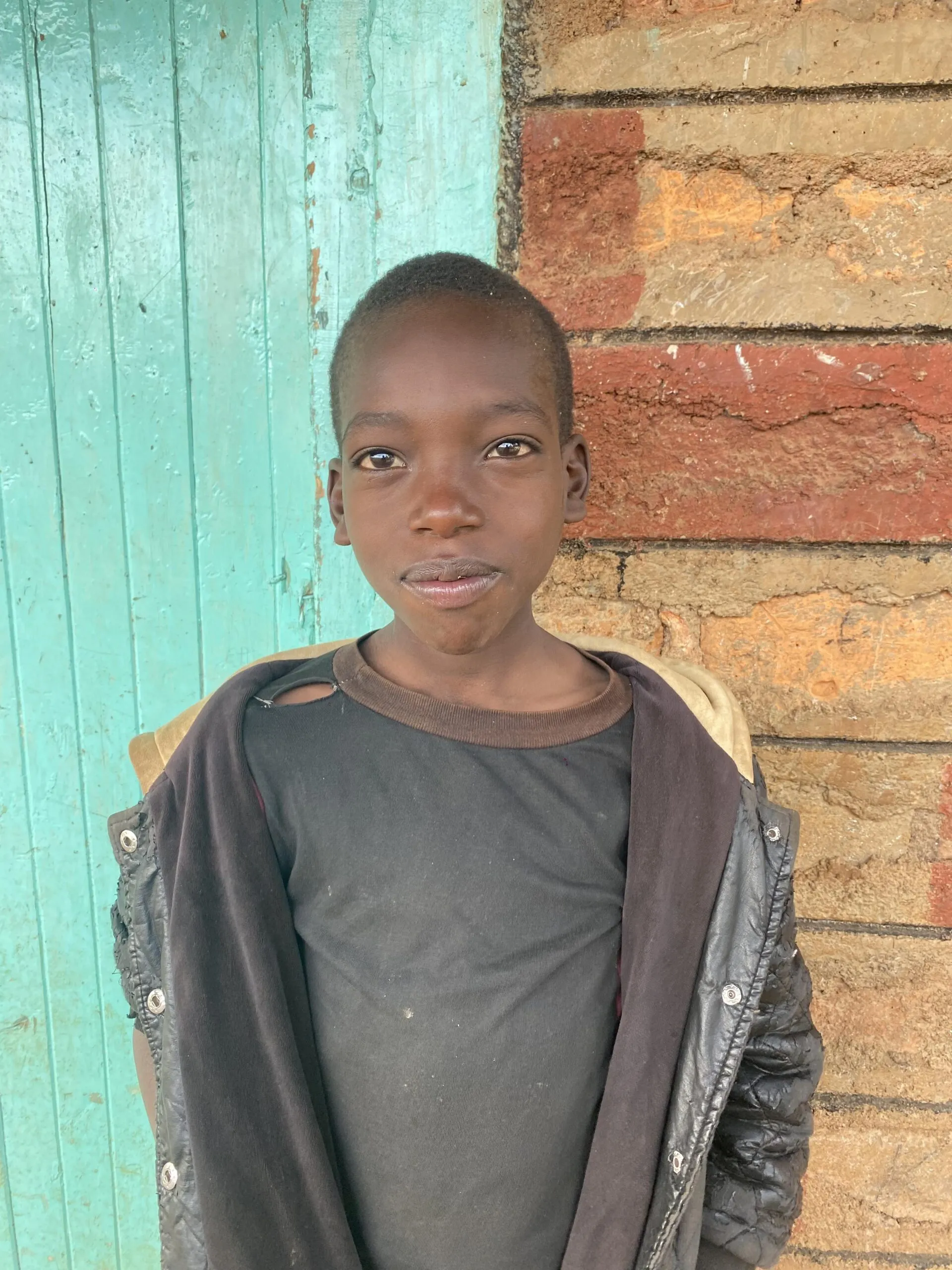 One of the children at Umoja Children's Home