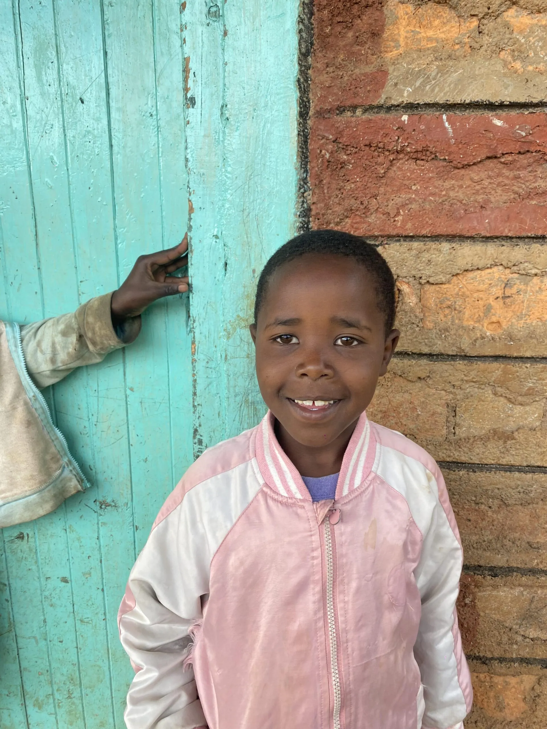 One of the children at Umoja Children's Home