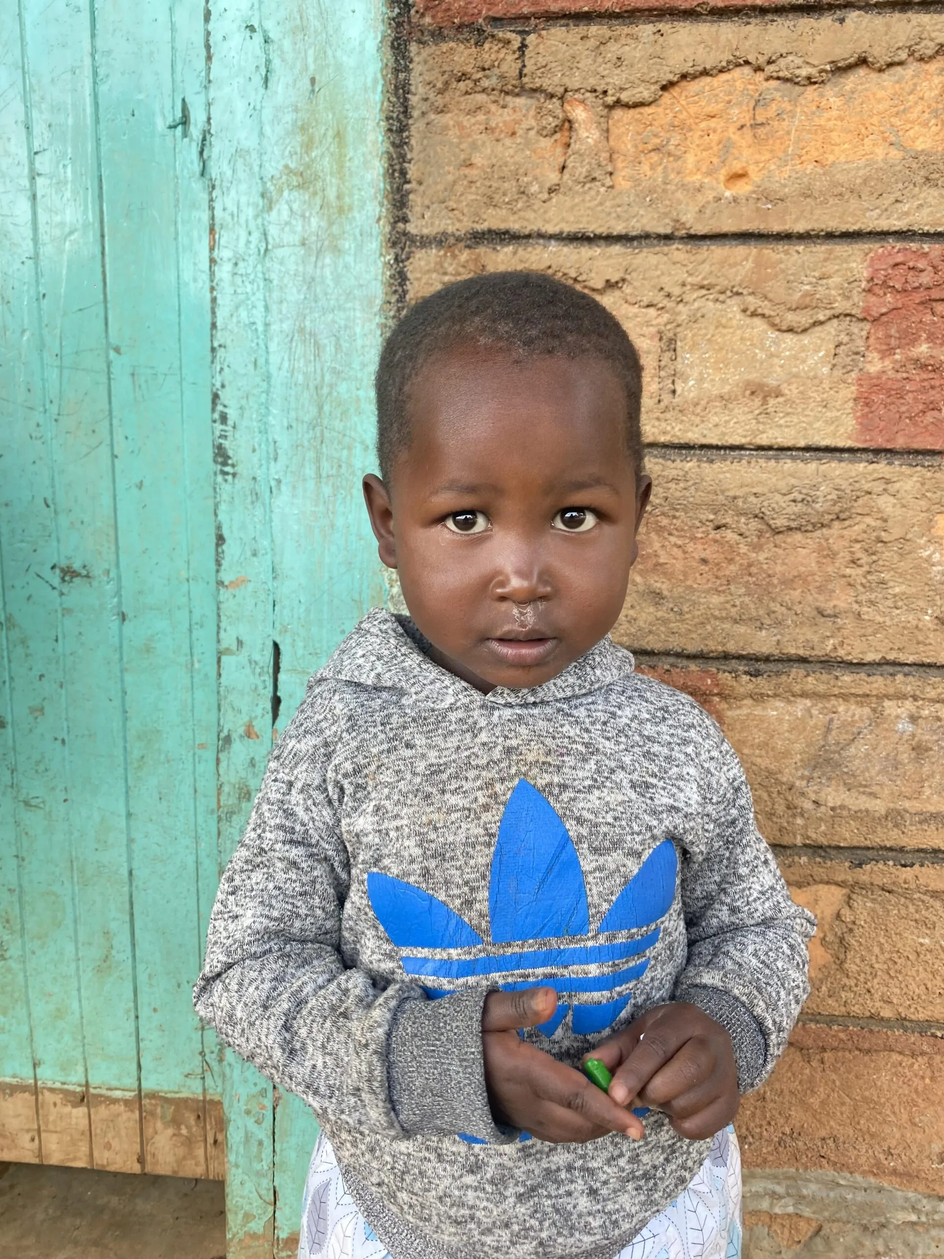 One of the children at Umoja Children's Home