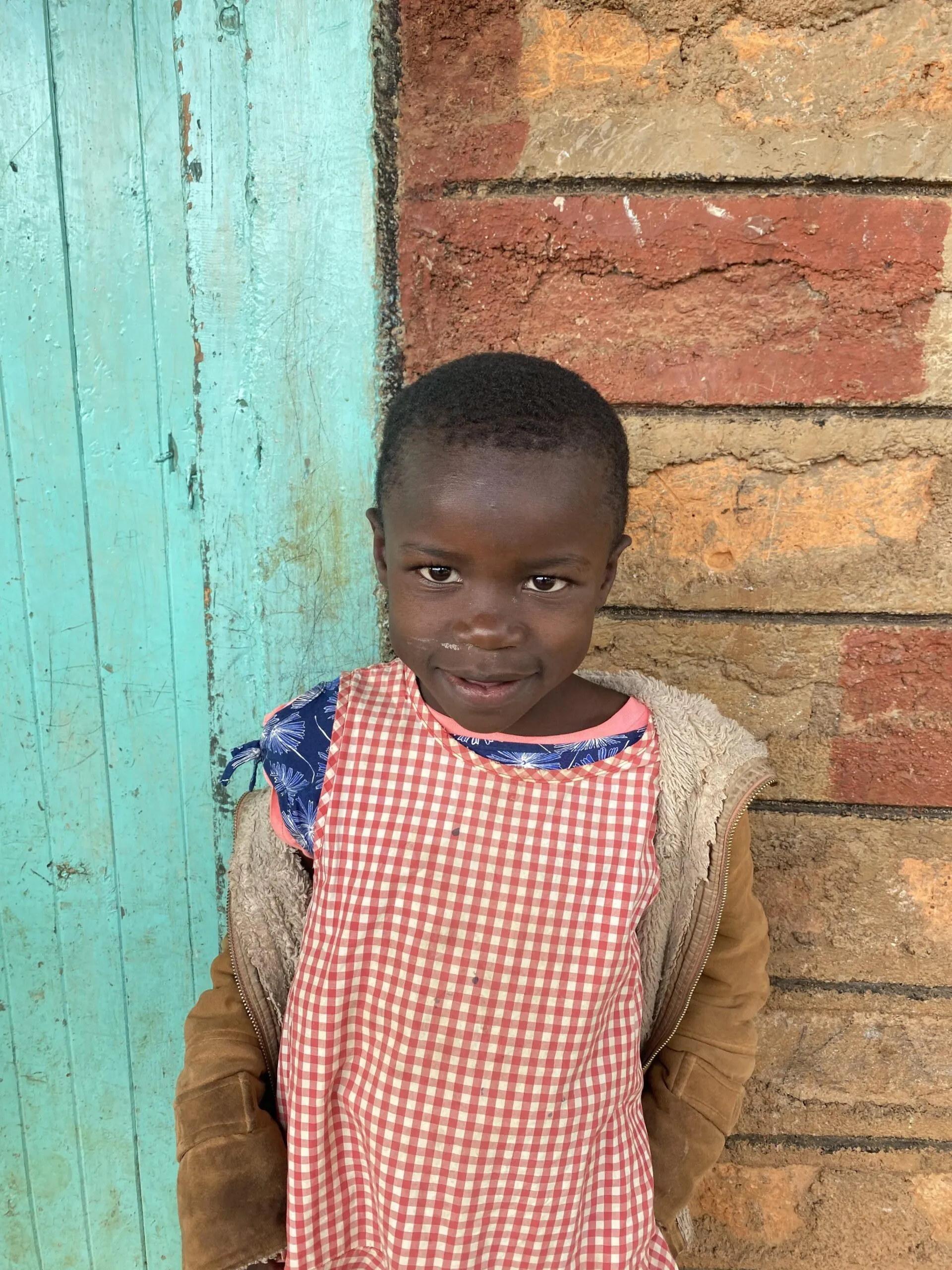 One of the children at Umoja Children's Home