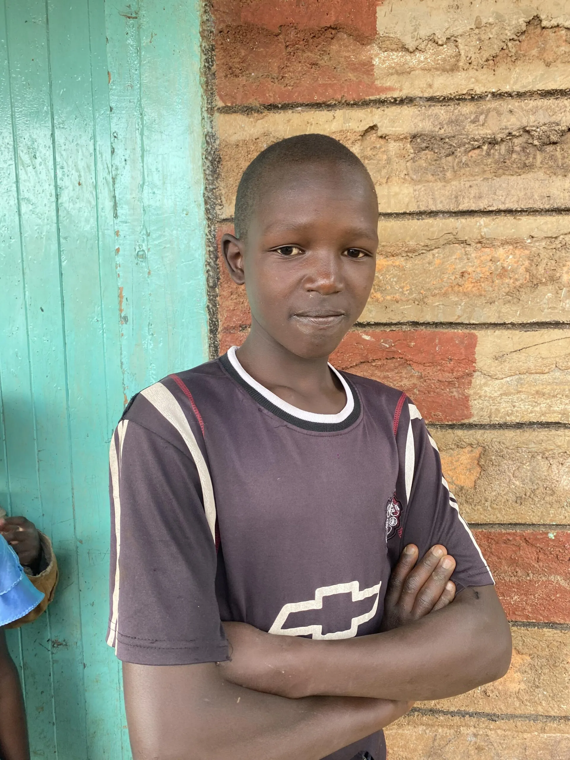 One of the children at Umoja Children's Home