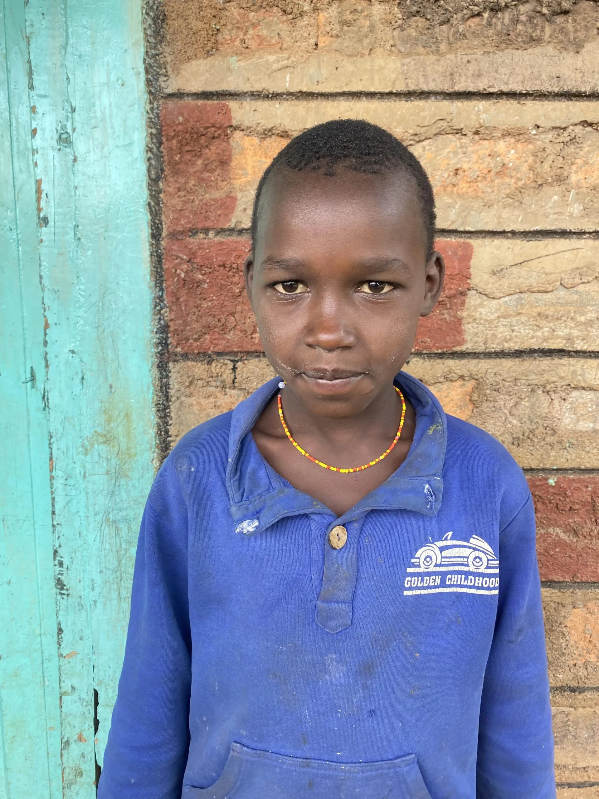 One of the children at Umoja Children's Home