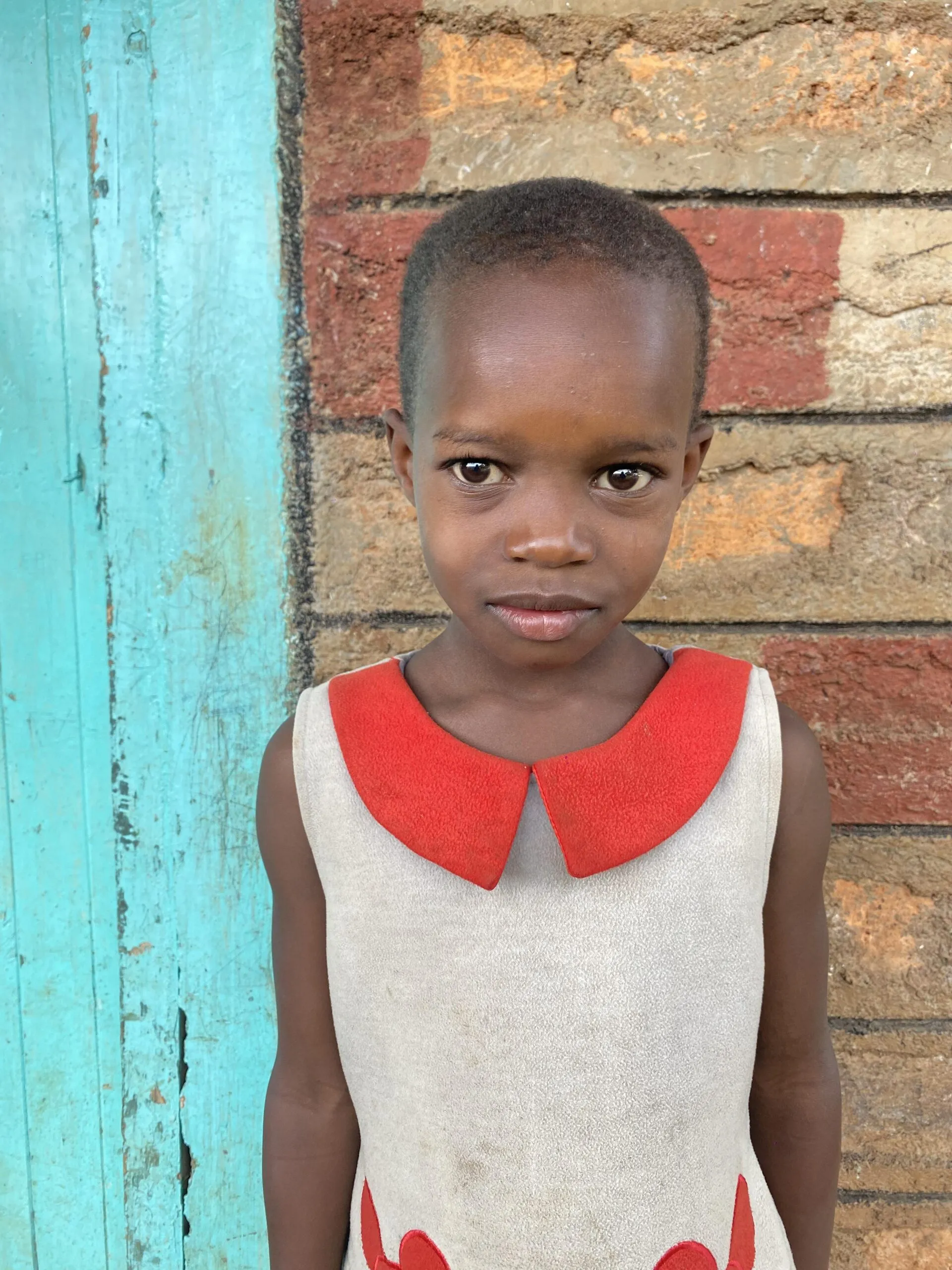 One of the children at Umoja Children's Home
