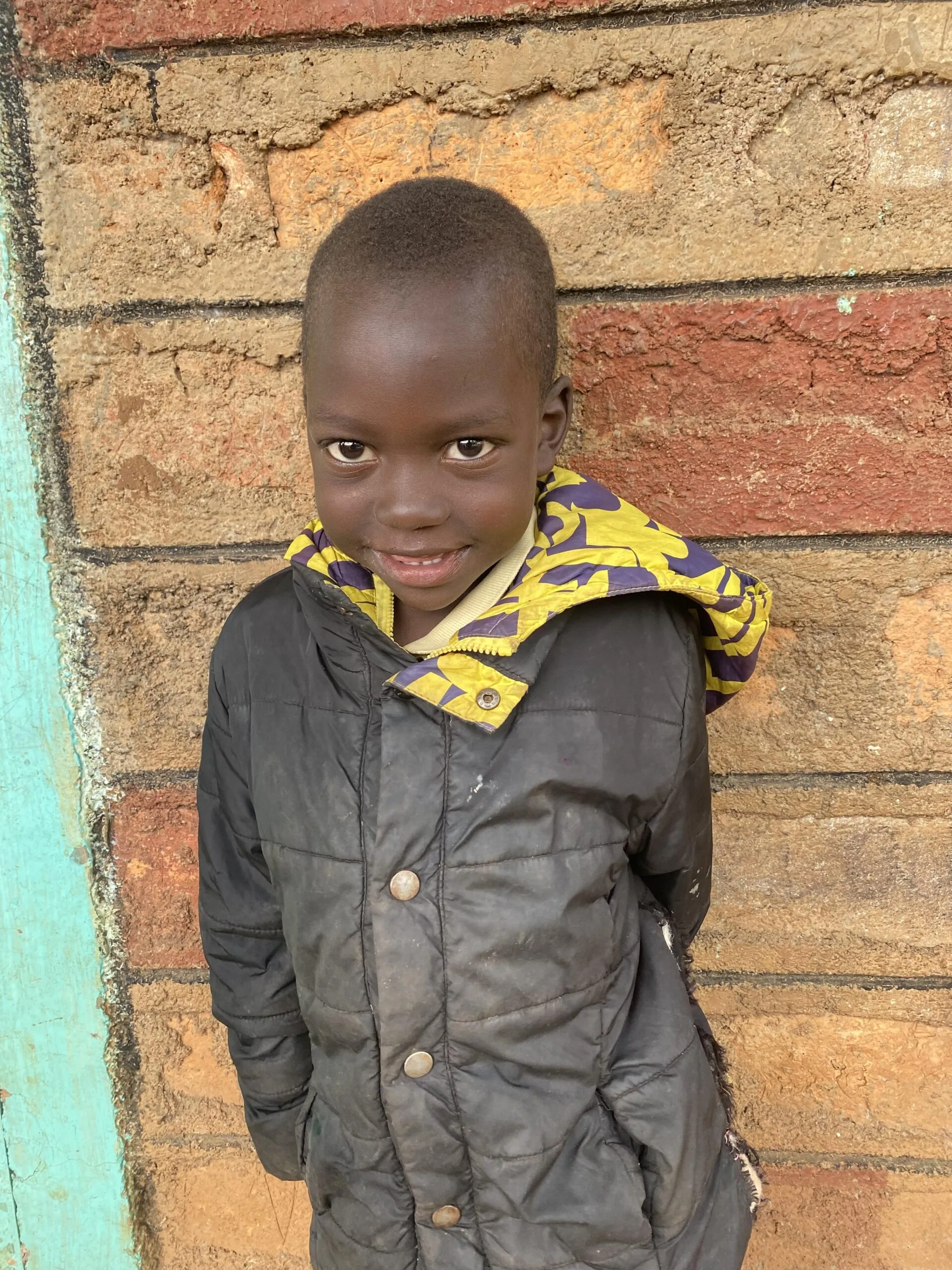 One of the children at Umoja Children's Home