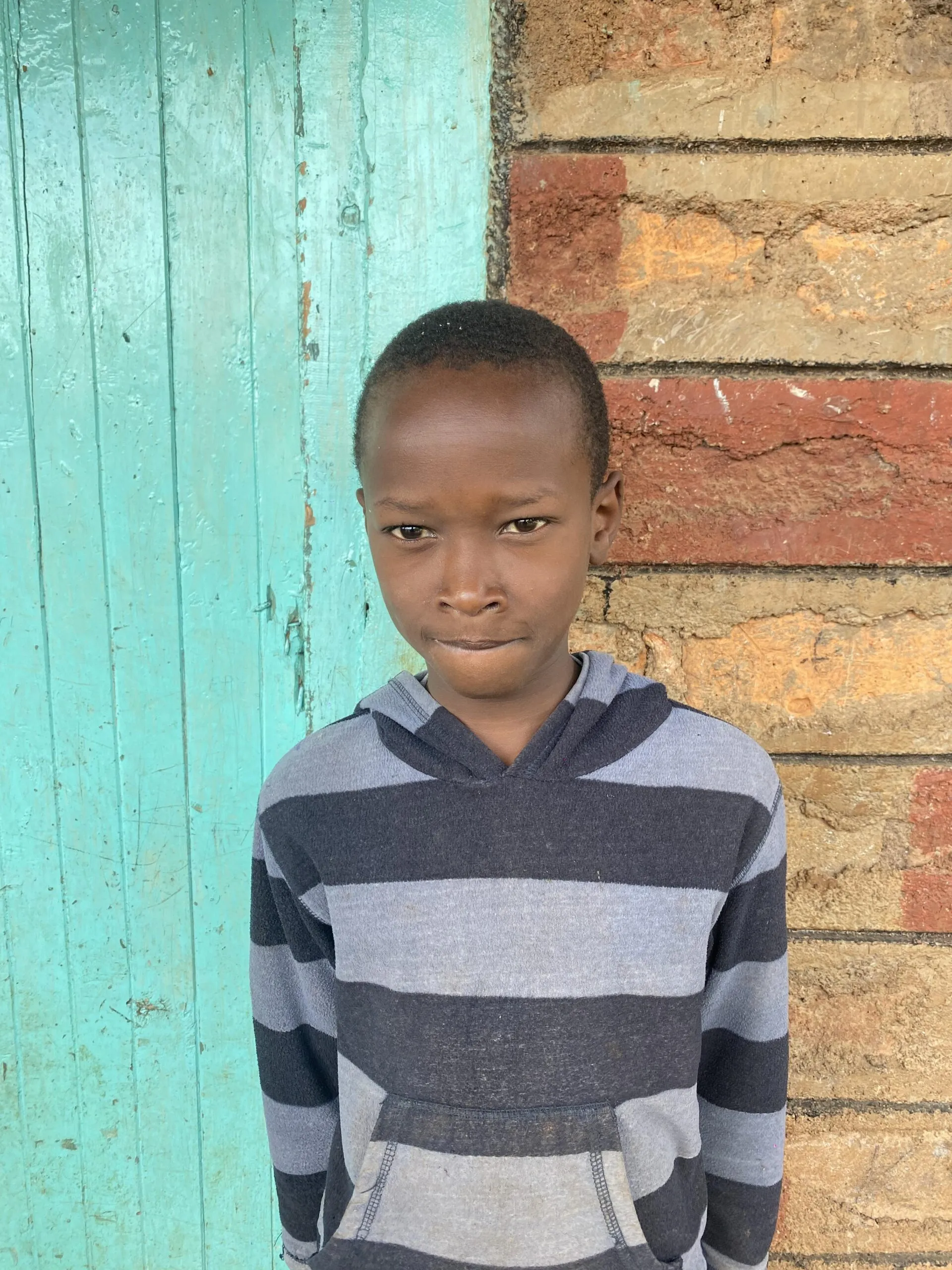 One of the children at Umoja Children's Home