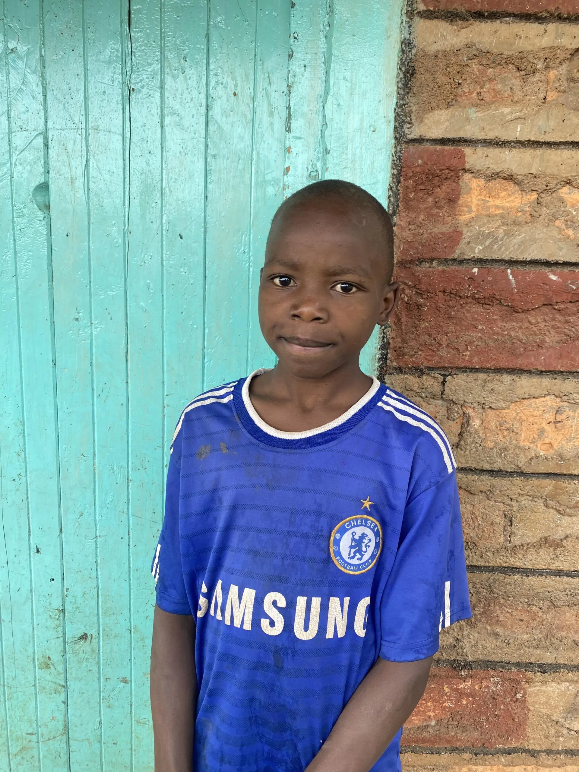 One of the children at Umoja Children's Home
