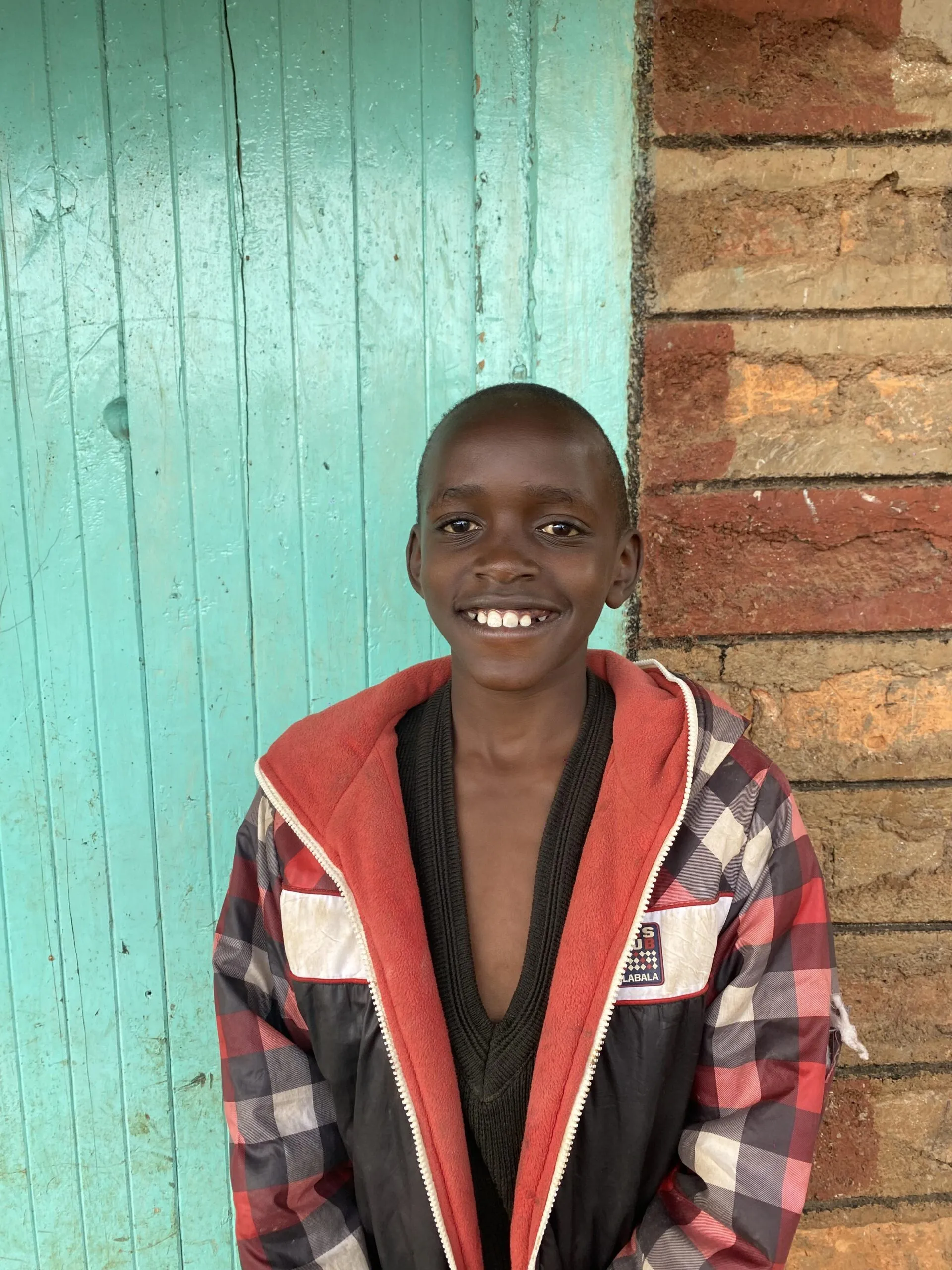 One of the children at Umoja Children's Home