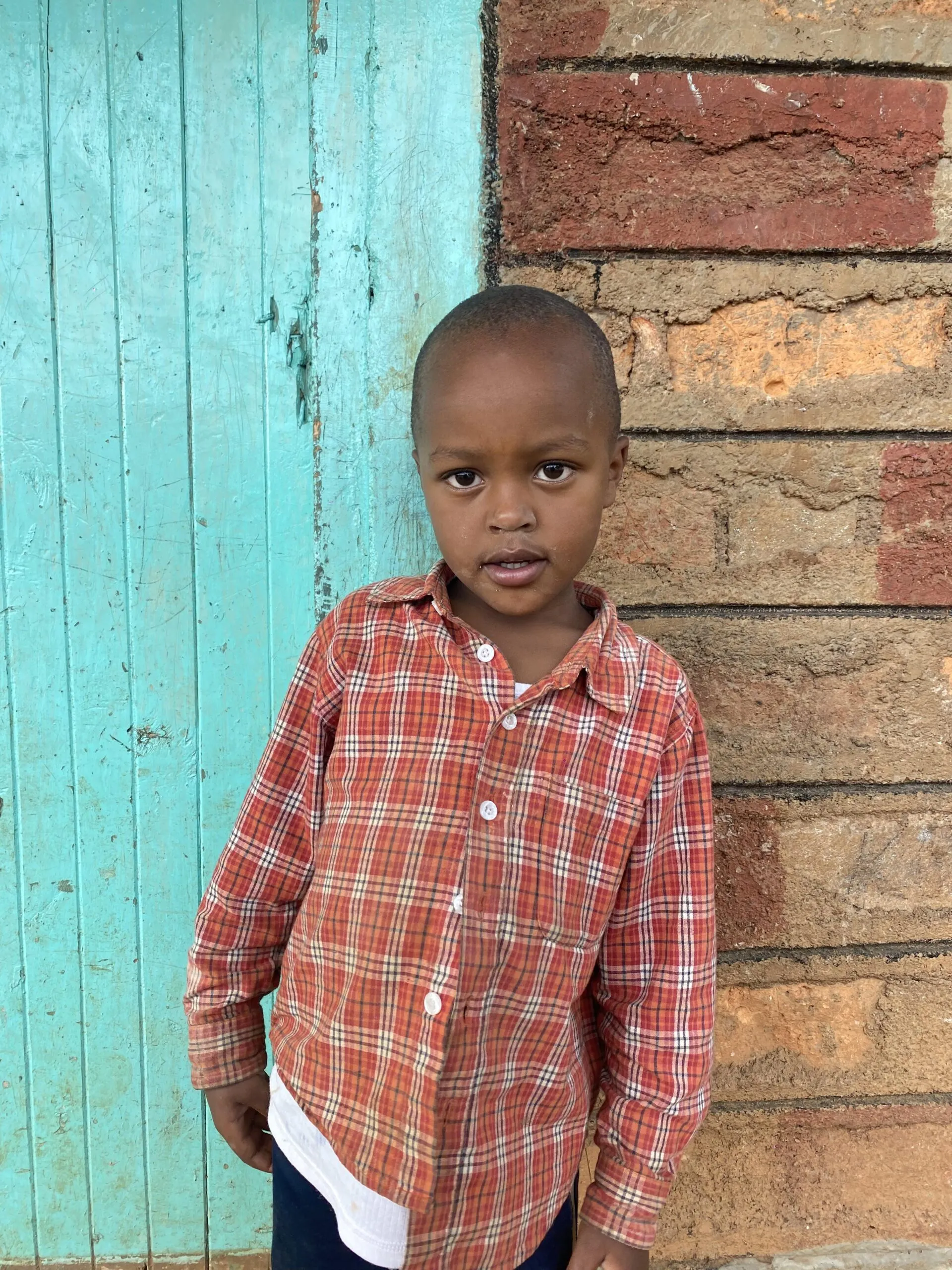 One of the children at Umoja Children's Home